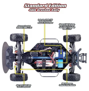 Remo Hobby Rally Master 4WD RTR масштаб 1:8 2.4G — фото 6