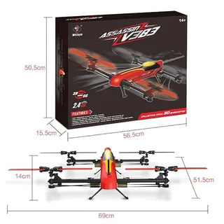 Радиоуправляемый мультикоптер WLToys V383 500 Electric RTF 2.4G — фото 3