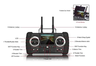 Радиоуправляемый самолет Hubsan Spy Hawk H301F FPV 2.4G — фото 2