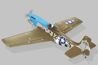 Радиуоправляемый самолет Phoenix Model P51 Mustang ARF — фото 8