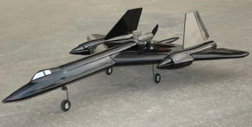 Радиоуправляемый самолет CYmodel SR-71 Blackbird