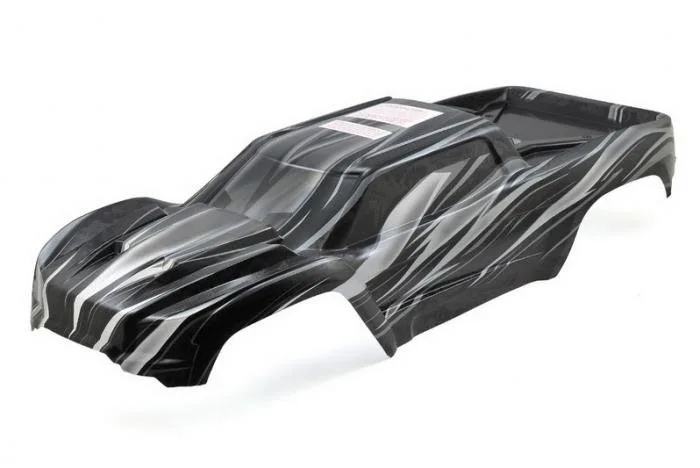 Кузов для автомодели Traxxas X-MAXX частично окрашенный под финишную покраску.