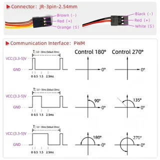 Сервопривод DS-BLS3225-180 25кг / 0.05сек / 8.4V цифровой влагозащищённый с металлическими шестернями — фото 5